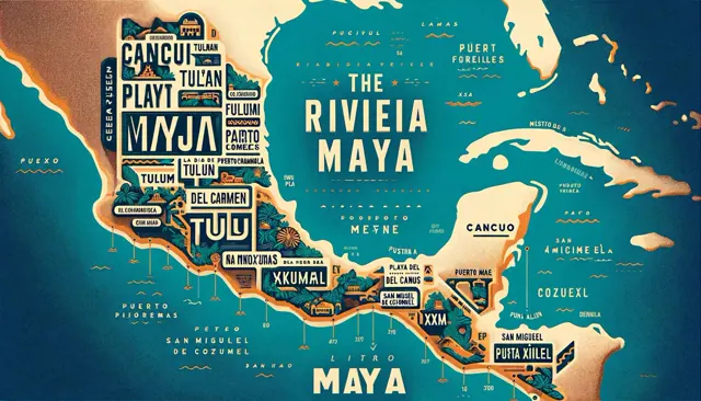 Where is The Riviera Maya on a Map?