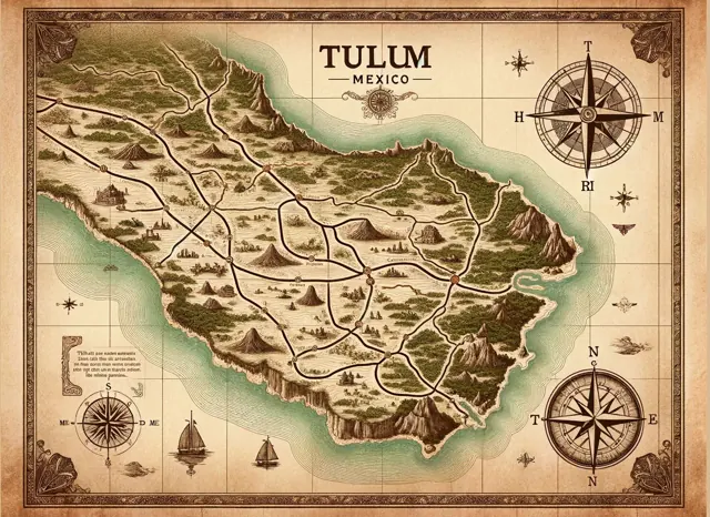 Where Is Tulum Mexico, On The Map